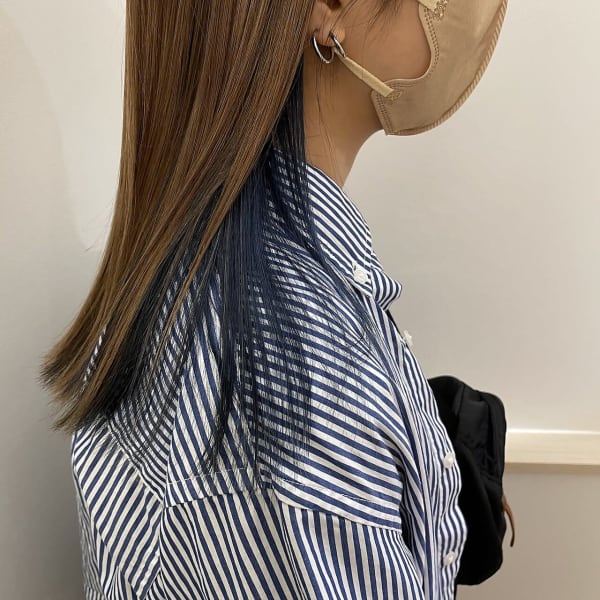 攻めナチュラルインナーカラー