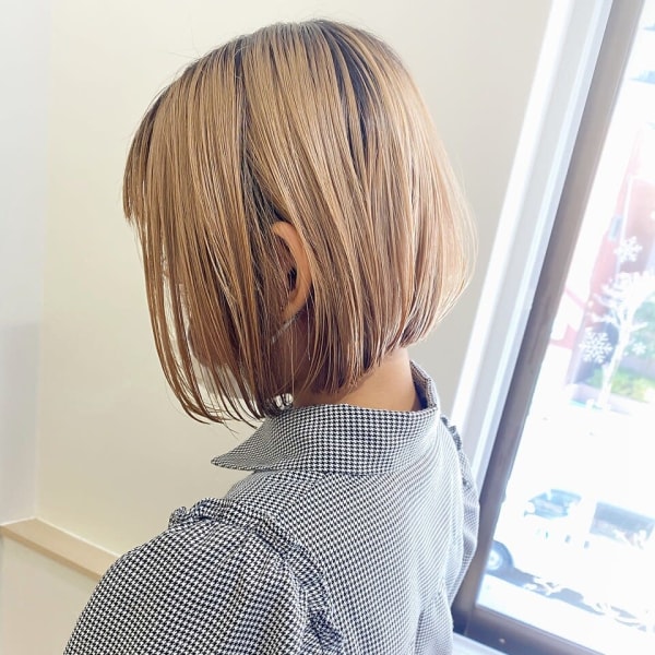 艶ハイトーンボブ|#ffo6【ブラン】 立川店