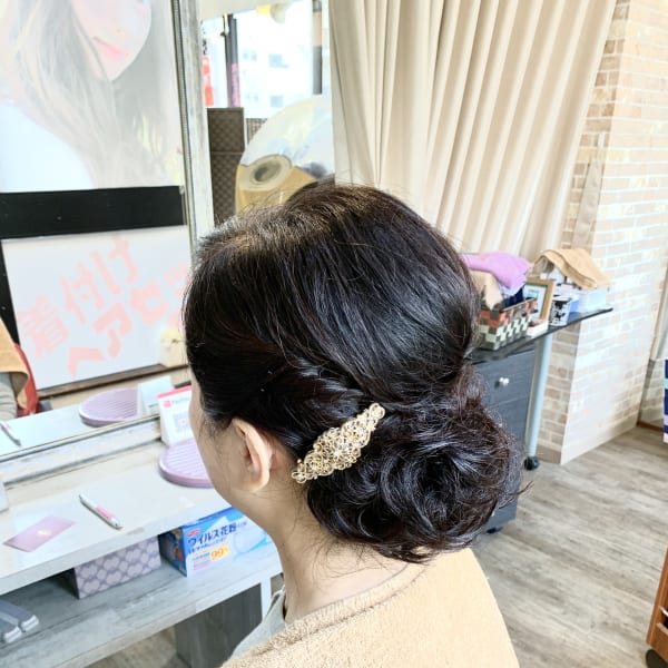ヘアーセット アップ・ハーフアップ洋髪から和髪まで