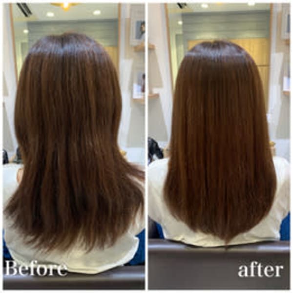 『髪質改善酸性ストレート』 30代女性　PRIMA ange|PRIMA ange 中目黒店 髪質改善酸性ストレートサロン