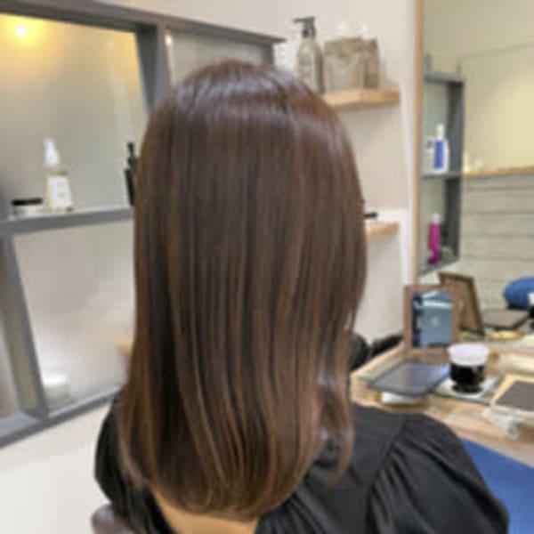 『髪質改善酸性ストレート』 30代女性　PRIMA ange|PRIMA ange 中目黒店 髪質改善酸性ストレートサロン