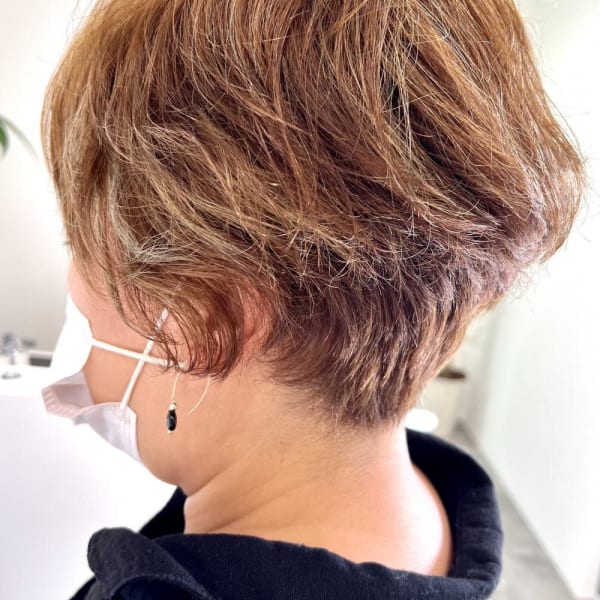 【RATIO 国分寺 渡邊陽平】くせ毛でもまとまるショート2