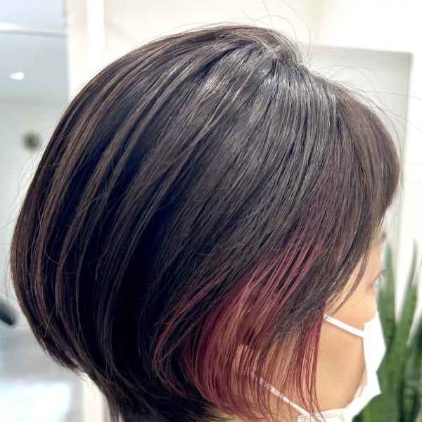 【RATIO 国分寺 渡邊陽平】レッドイヤリングショート