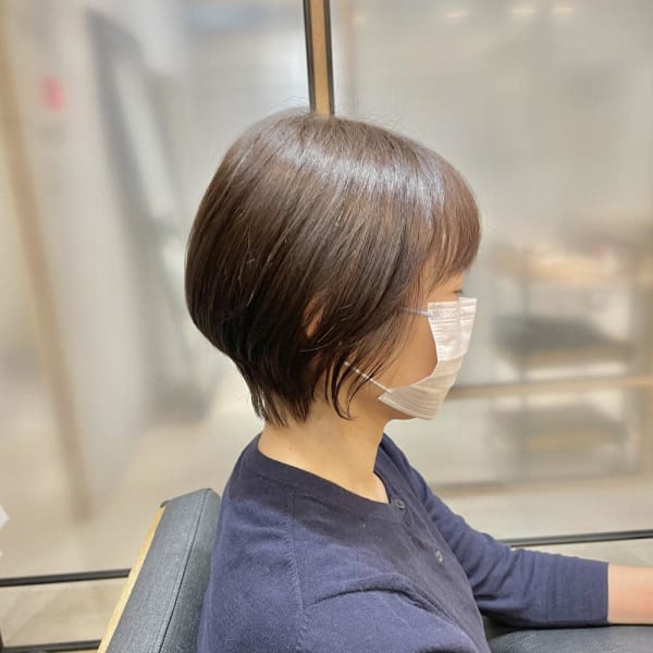 【篠原】大人世代向け丸みショートボブ