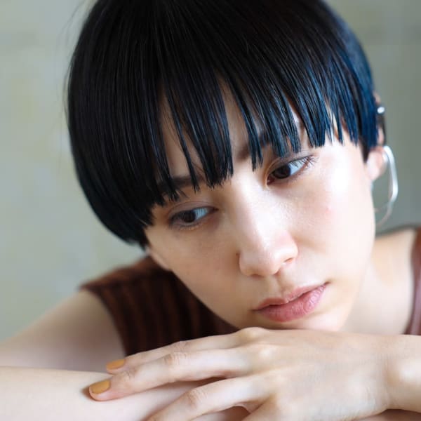 スキニーマッシュショート × ディープブルー|liblo