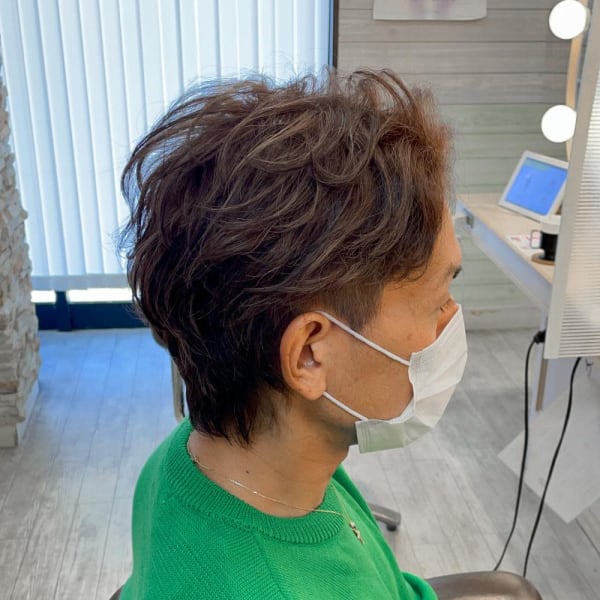 脱白髪ハイライト