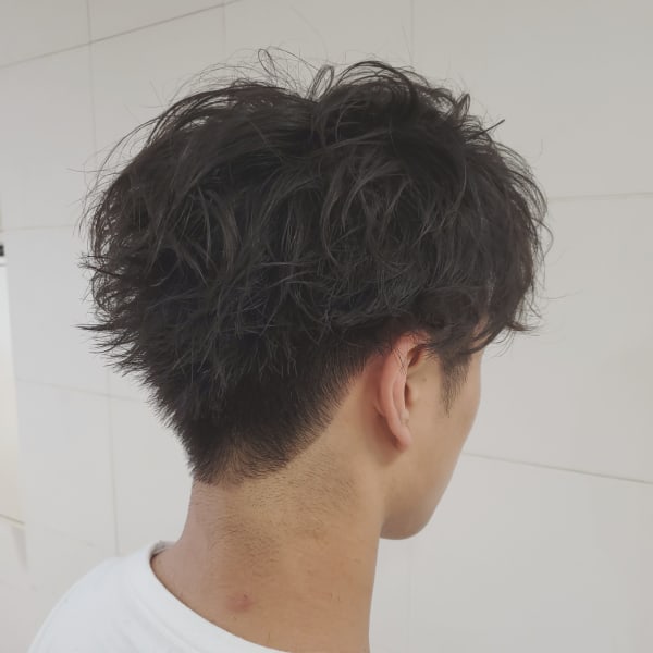 ナチュラルパーマ×黒髪|サロン・ド・ヴォーグ