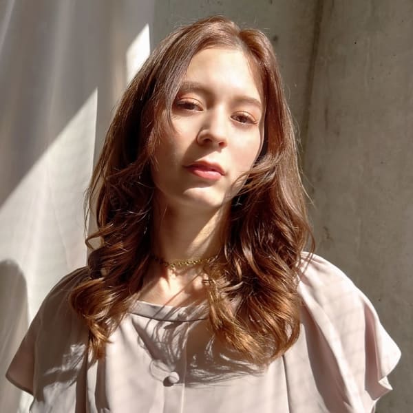 【マノハル スタイル】韓国へア×セミロング