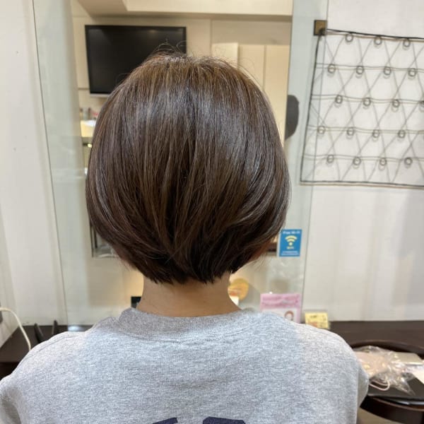 美髪イルミナカラーで白髪染め