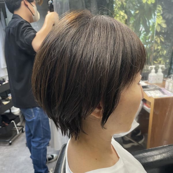 大人かわいい20代30代40代ショートボブ