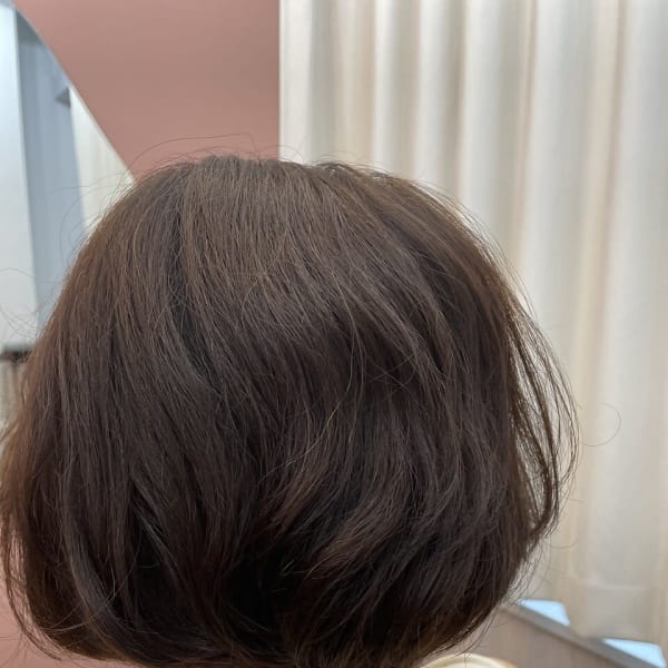 【髪質改善】【白髪予防】40代50代◎ショートボブ