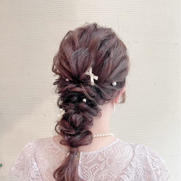 【MICHI refre店　福光柚香里】編みおろしアレンジ|REFRE&CARE MICHI 幸町店