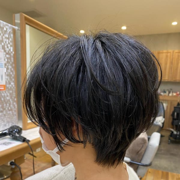 【Fit Short】黒髪ショートスタイル|GOOD NEIGHBORS 柏の葉