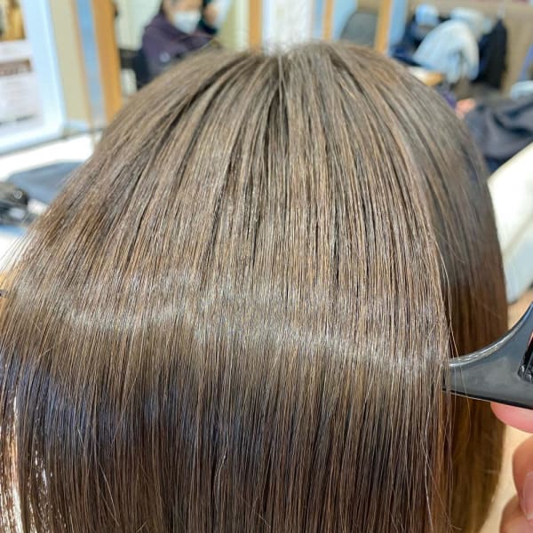 【髪質改善酸性矯正】ストレートボブ