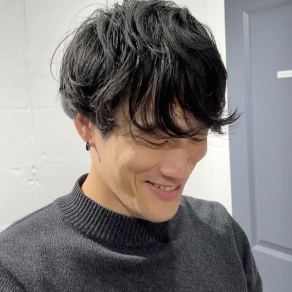 メンズマッシュパーマ