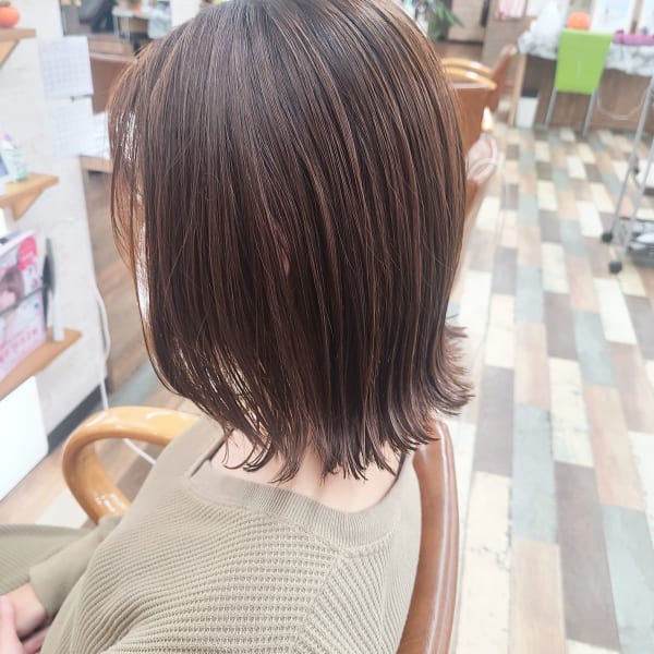 秋色ベージュからー|エイムヘアメイク 舟入店