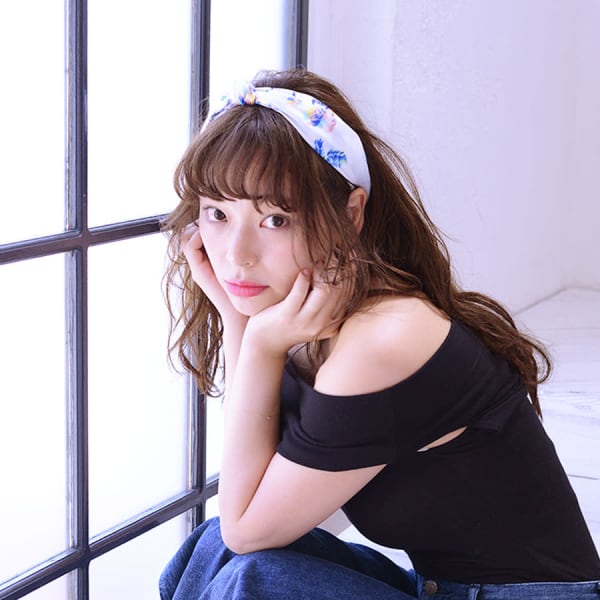 夏でも涼やかなウェットロング