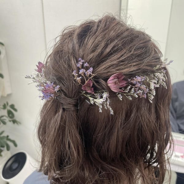 《re'll style》お呼ばれヘアボブスタイル