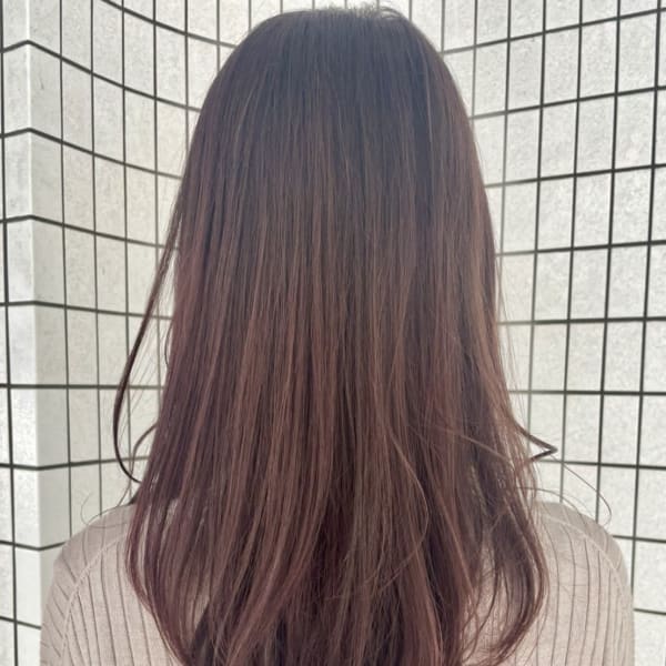 イルミナカラー×ピンクブラウン