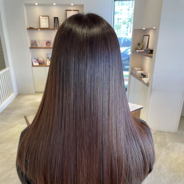 40代女性大人の艶髪☆髪質改善ストレート/山之内