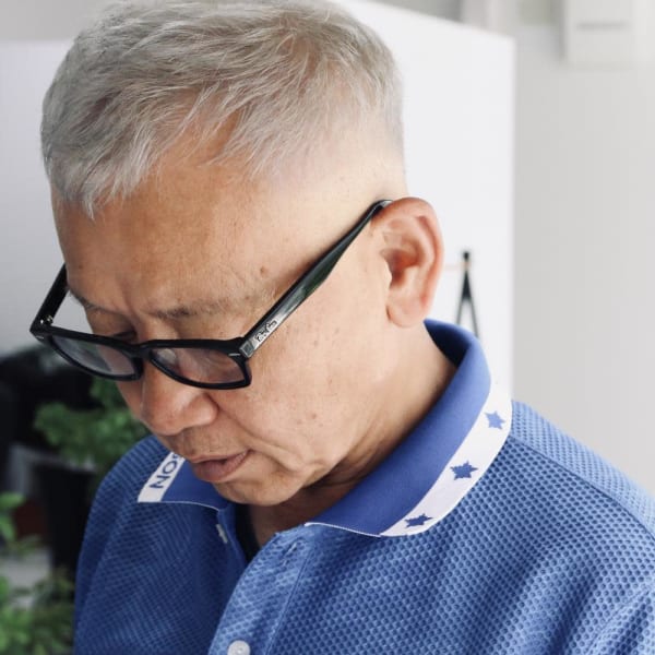 フェード×ホワイトシルバー