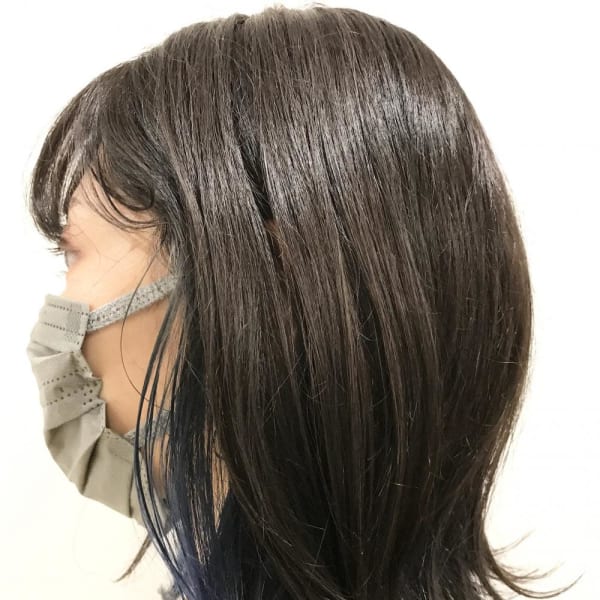 イヤリングカラー　ブルーバイオレット