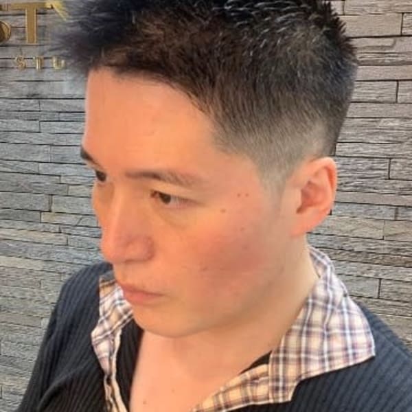 メンズ刈り上げショート