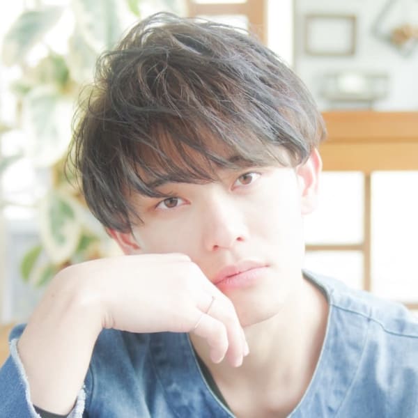 《Blue★》#ナチュラルくせ毛風マッシュショート