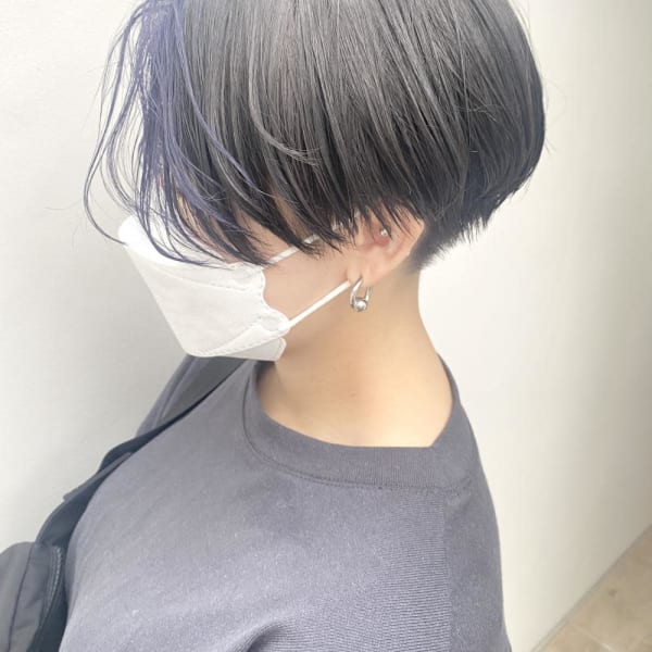 フェイスフレーミング　ハンサムショート　韓国