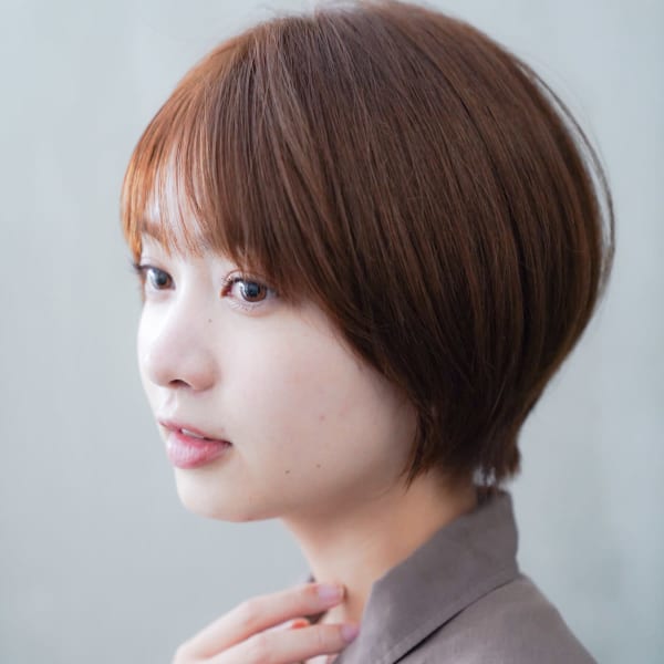 丸みショートヘア