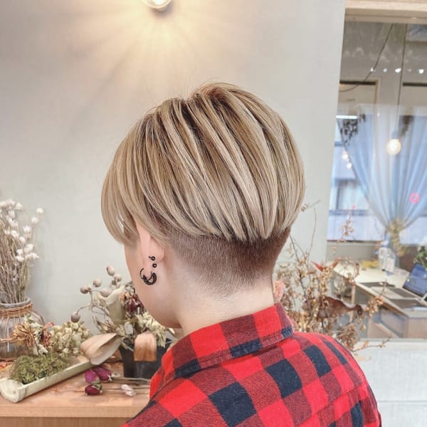 【mallow style】刈り上げベリーショート+ケアブリ