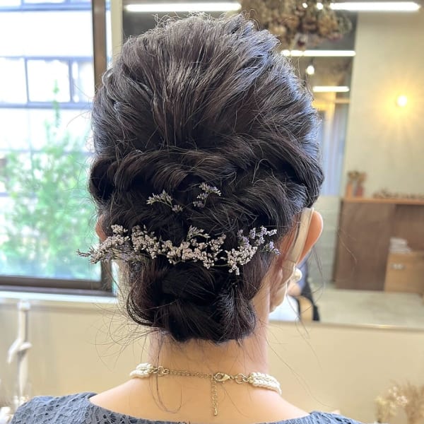 《mallow style》パーティアレンジ/抜け感ヘアパー