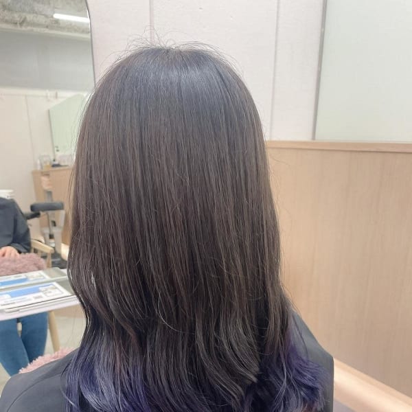 《mallow style》裾カラーラベンダー