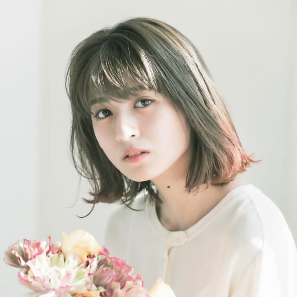 【re’ll style】裾カラーピンクオレンジ