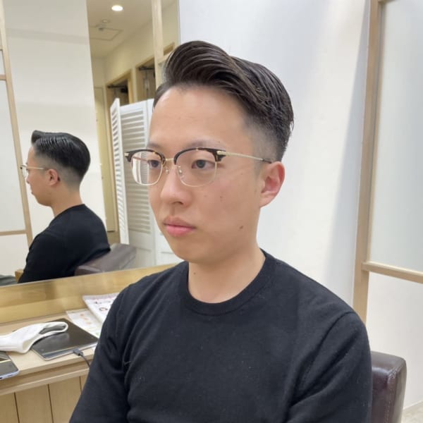 tocca 星 篤志 メンズ バーバー フェード パーマ