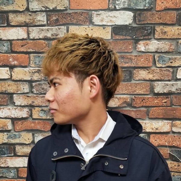 ツイスパ×マッシュショート×ツーブロック