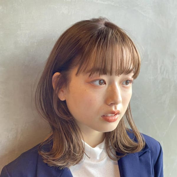 【透明感◎】ミルクティーベージュ×イルミナカラー