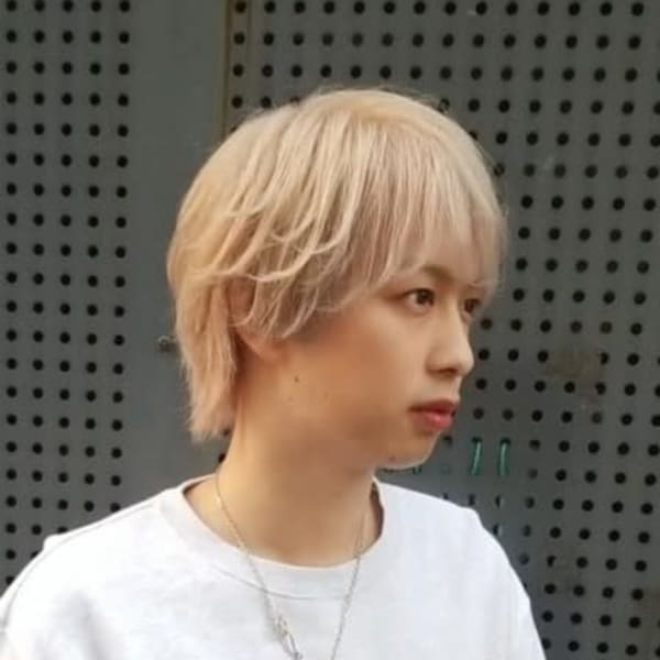 ハイトーン ゴールド ツーブロックマッシュ 【札幌】