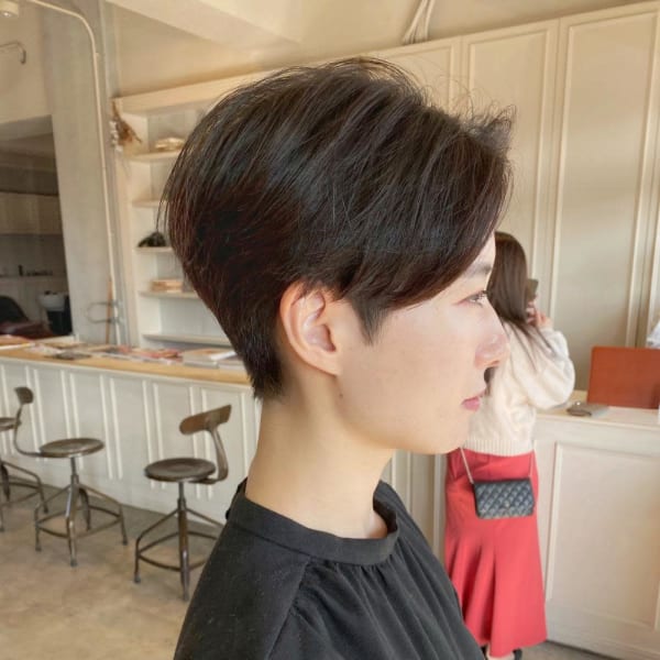 【CHESTER ツーブロックショート こなれヘア
