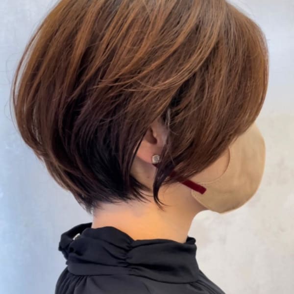 大人の丸みショート