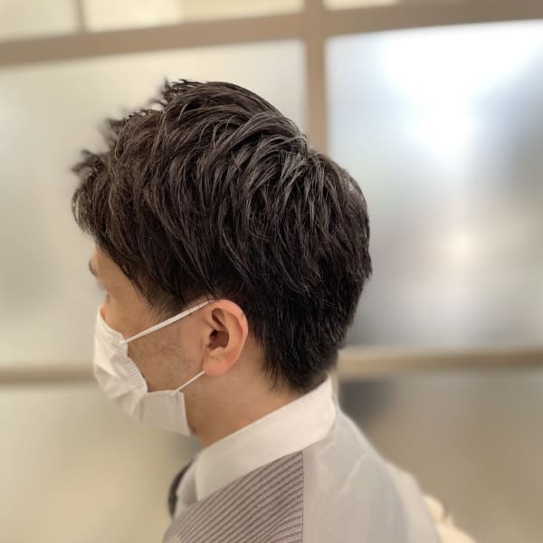 メンズカット　ビジネスマンカット|髪質改善 完全個室サロン Pen つくば みらい平 美容室【11月1日NEW OPEN 】