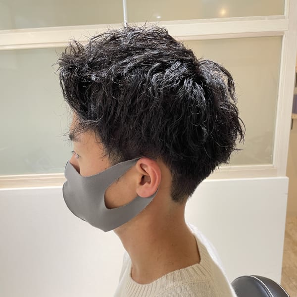 メンズカット　ソフトツイストパーマ|髪質改善 完全個室サロン Pen つくば みらい平 美容室【11月1日NEW OPEN 】