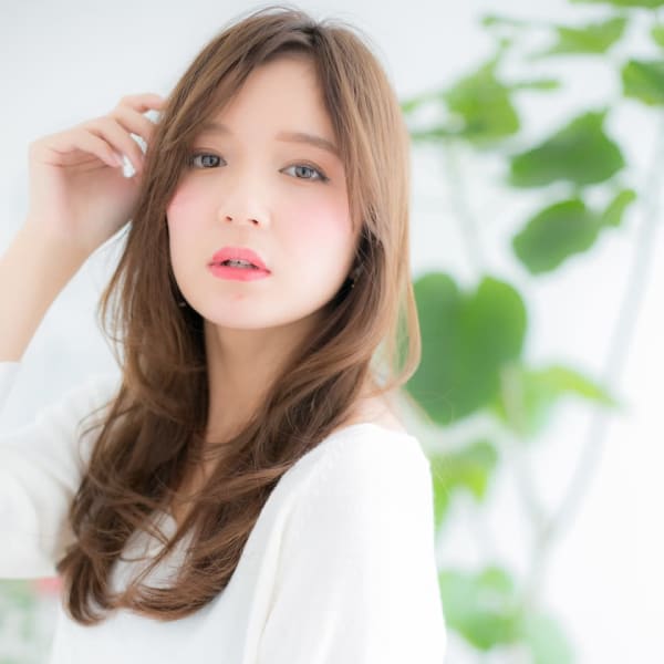 ミルクティーベージュ☆大人巻きロング