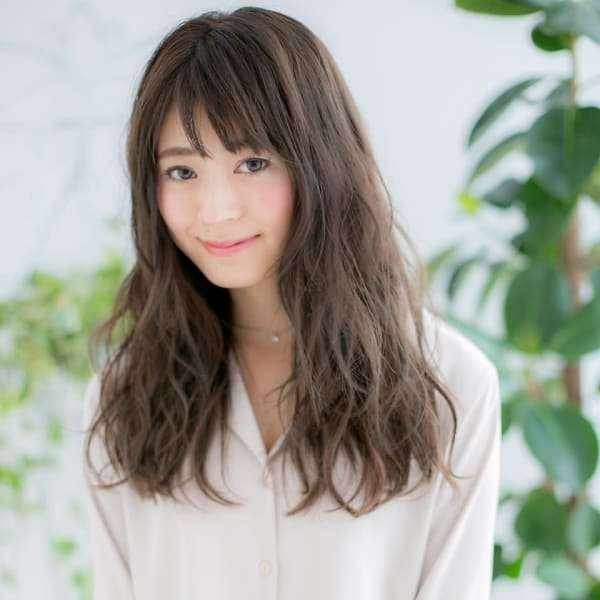 【浅草美容院HANARE】プラチナグレージュでグラマラスヘア