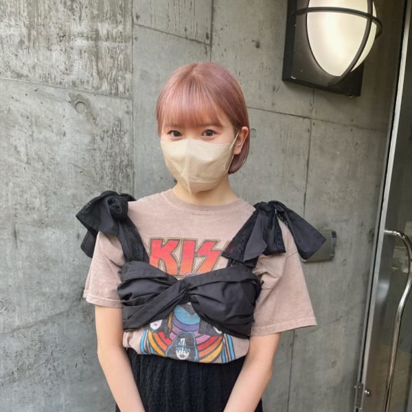 ピンクベージュ　ラベンダーピンク　ラベンダーカラー