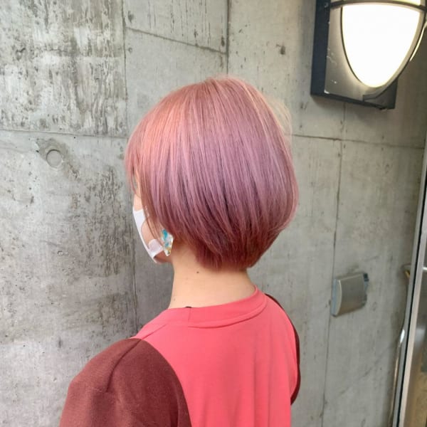 ピンクベージュ　ラベンダーピンク　ラベンダーカラー