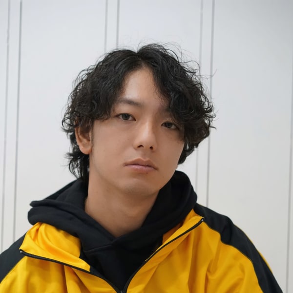 強め波巻きスパイラルマッシュウルフ