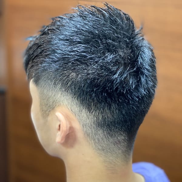今時なソフトモヒカン/ベリーショート/短髪/刈り上げ/神保町