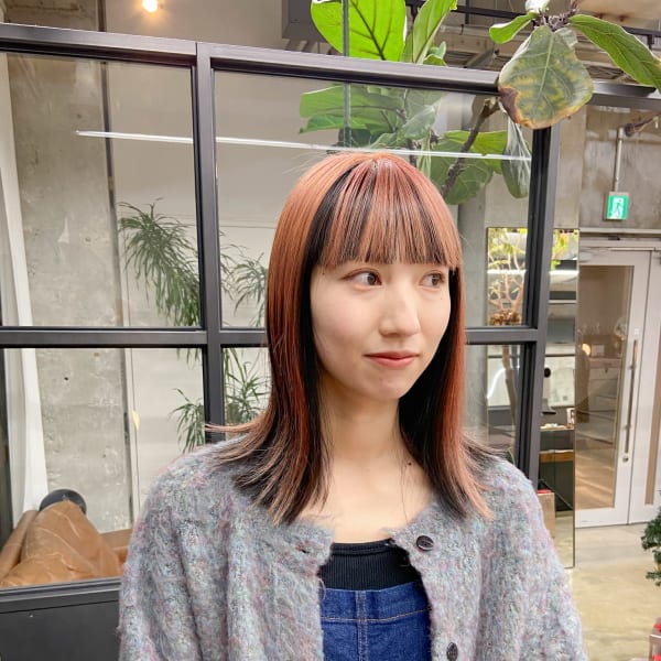 【union_okamoto】ケアブリーチを使ったデザインカ