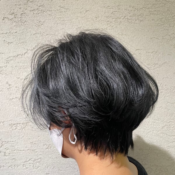 西梅田/ボブ/グレージュ/白髪ぼかし【Attirer飯田裕之